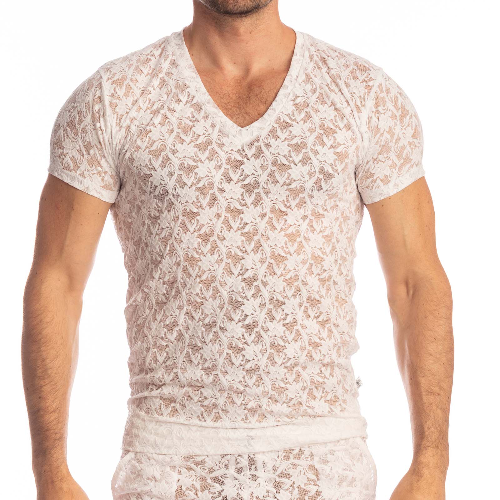 T-Shirt L Homme Invisible White Lotus MY73LOT