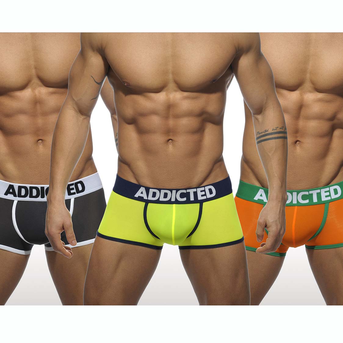 Pack of Boxers Briefs Addicted AD403P