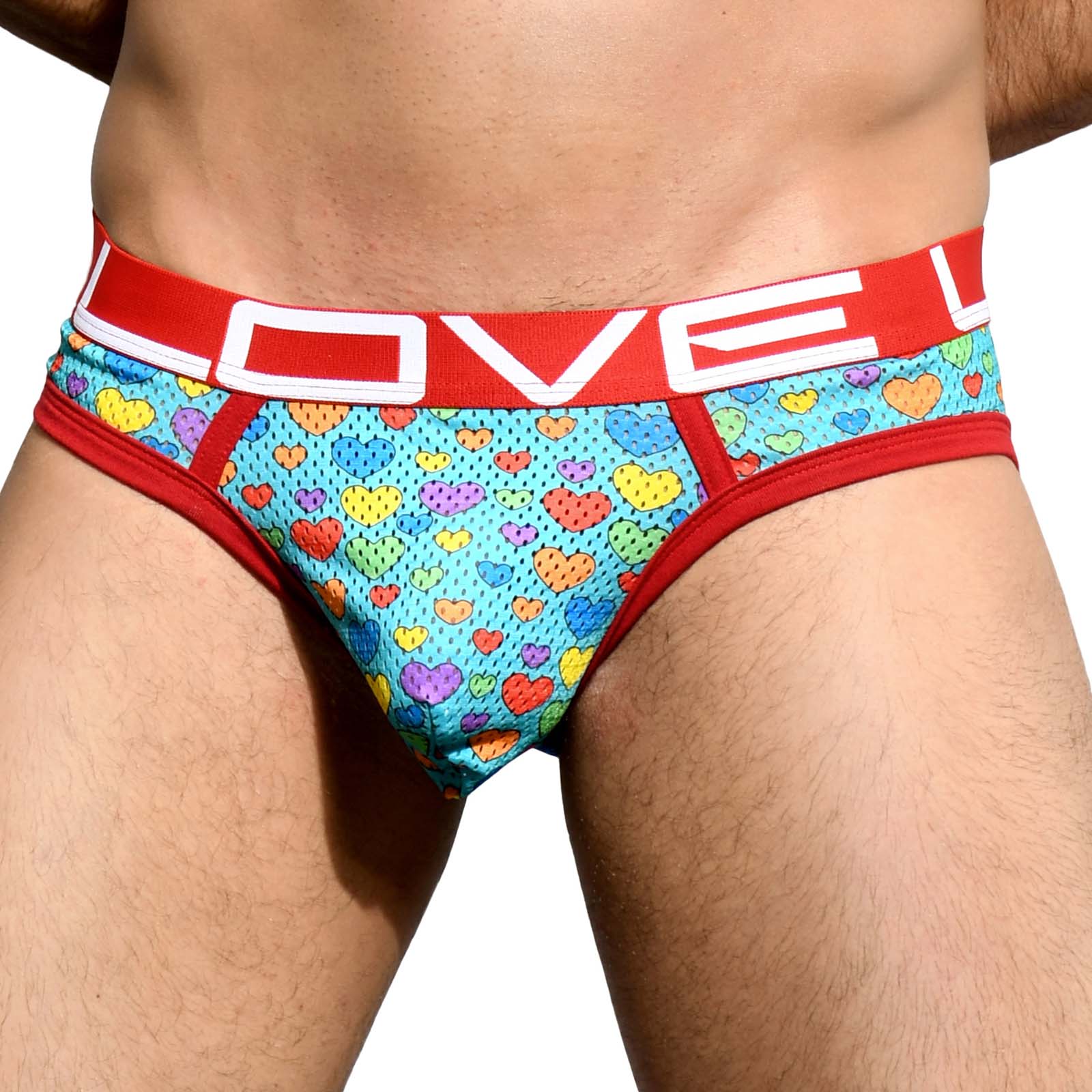 Brief Andrew Christian Love Pride Heart 90977