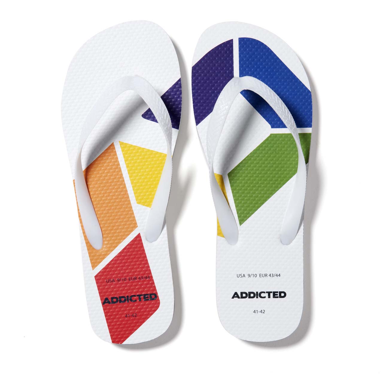 Tong Addicted Rainbow Flip Flop AD795