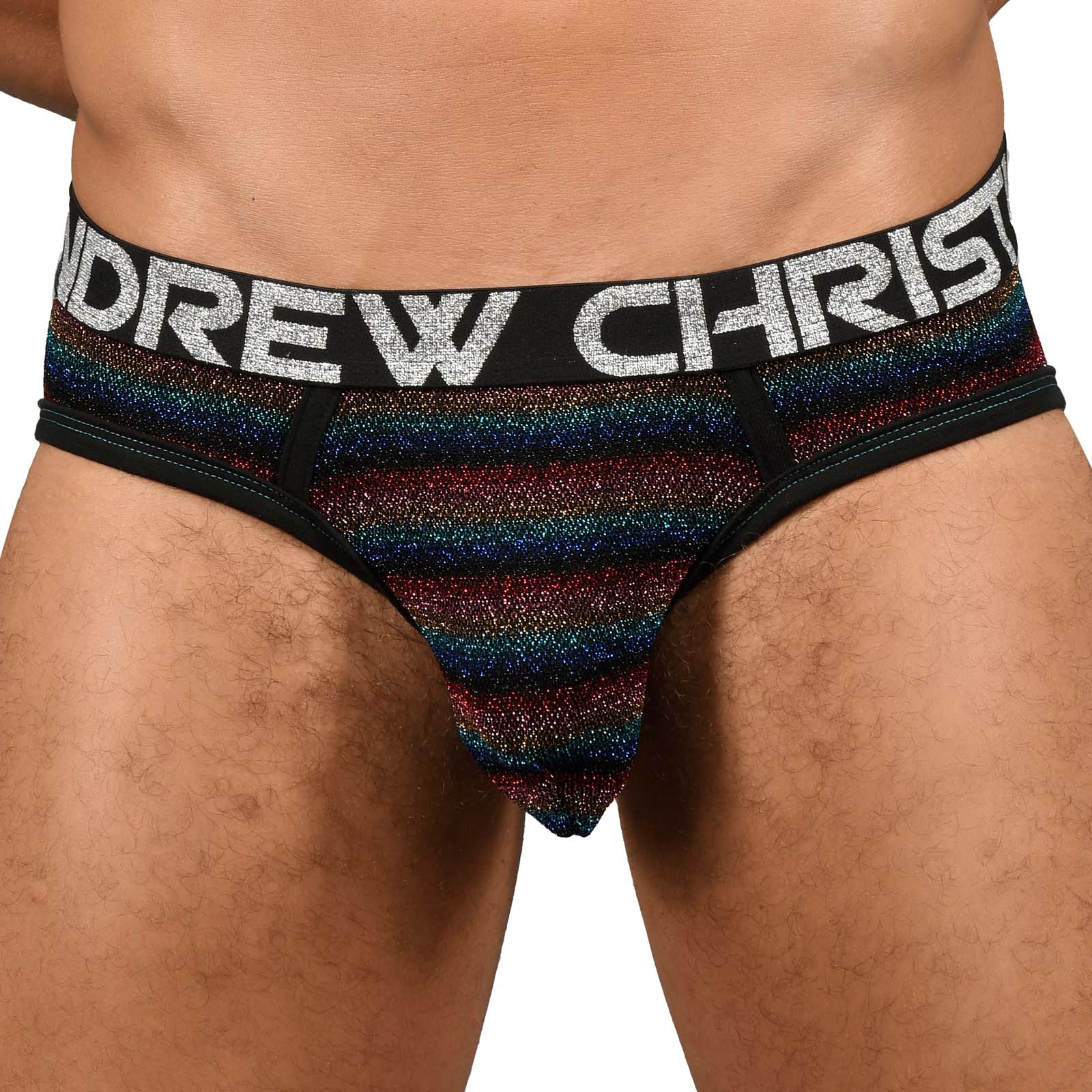 Brief Andrew Christian Disco Rainbow Shimmer 91368