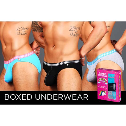 Pack of Brief Andrew Christian Boy Brief Unicorn 91440