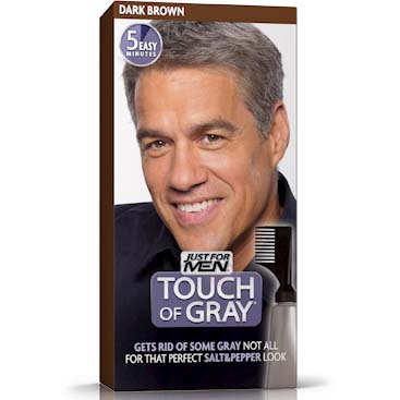 Coloration cheveux Touch of grey Chatain foncé 40g