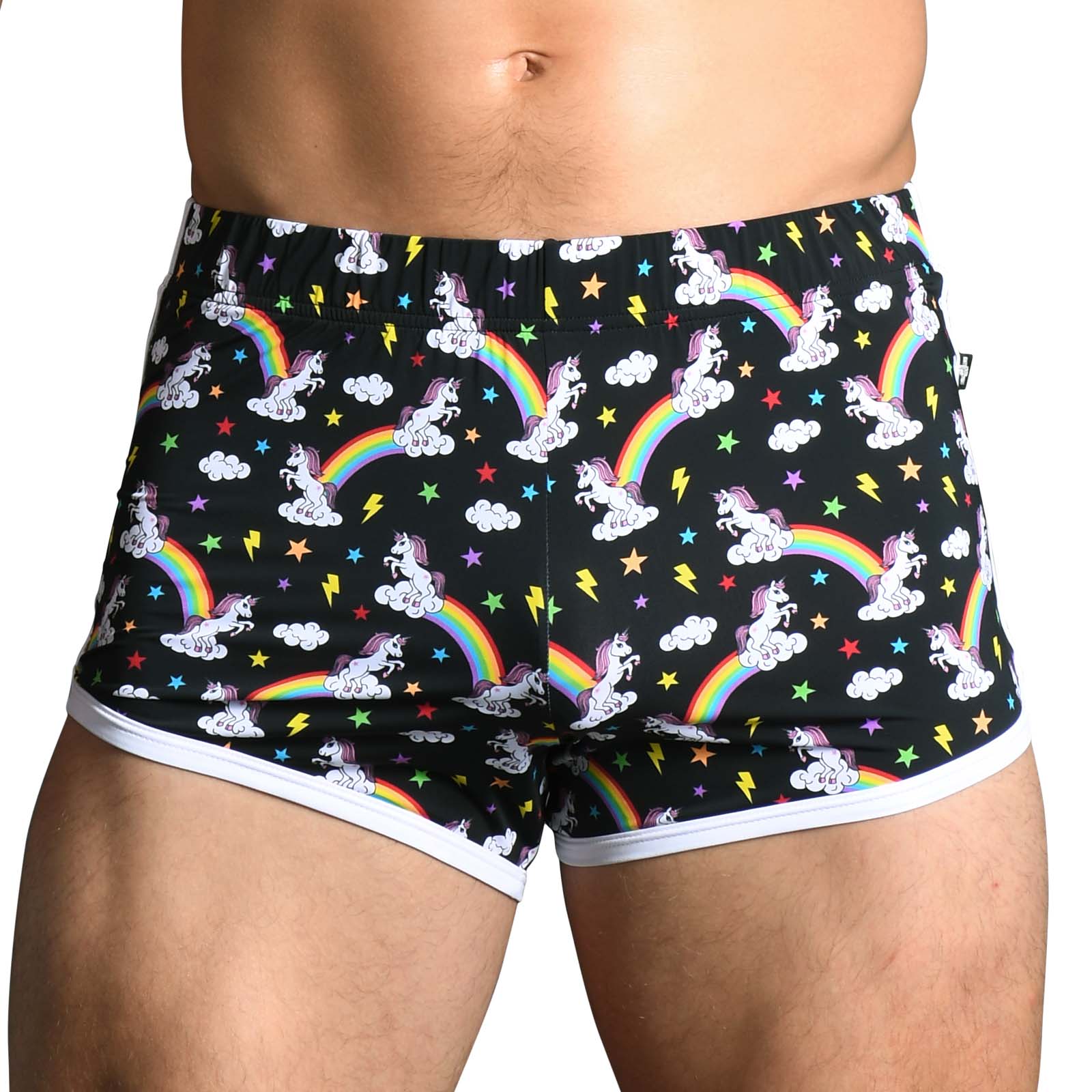 Short Andrew Christian Rainbow Unicorn 6451