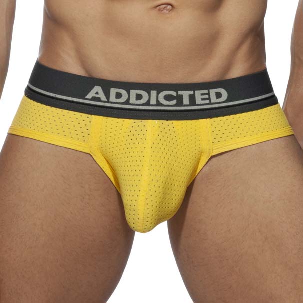 Brief Cockring Addicted Mesh AD922