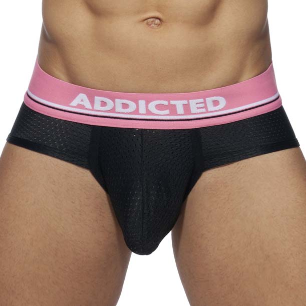 Brief Cockring Addicted Mesh AD922