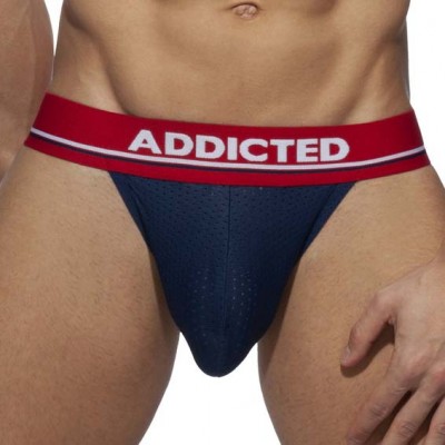 Jock Strap Cockring Addicted Mesh AD924