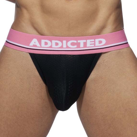 Jock Strap Cockring Addicted Mesh AD924