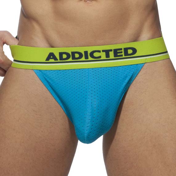 Brief Bikini Cockring Addicted Mesh AD932