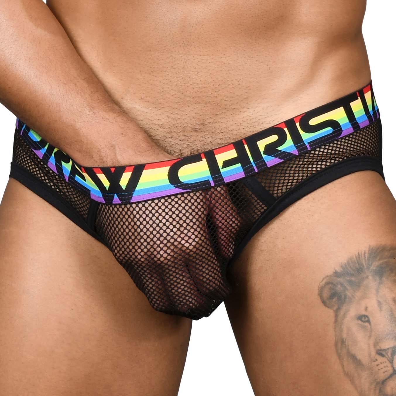 Brief Andrew Christian Pride Net Mesh 91543