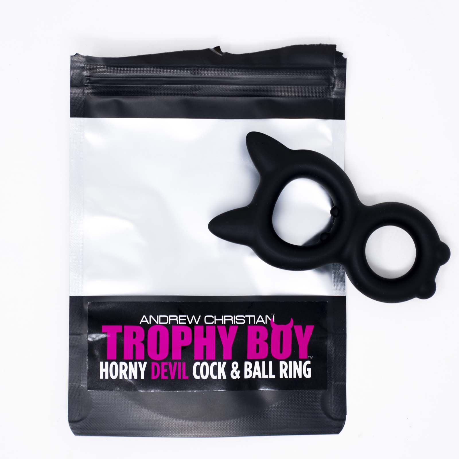 Cockring Andrew Christian Trophy Boy Horny Devil cock et ball Ring 8497