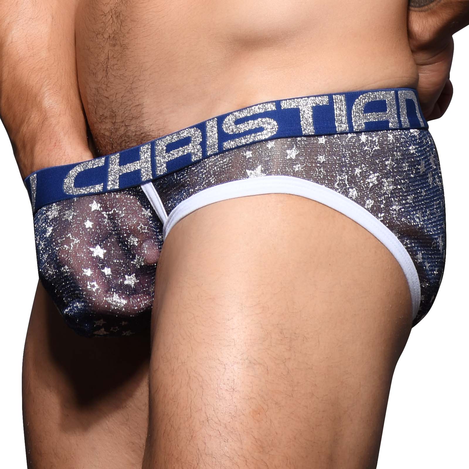 Sheer Star Sparkle Brief w/Almost Naked 