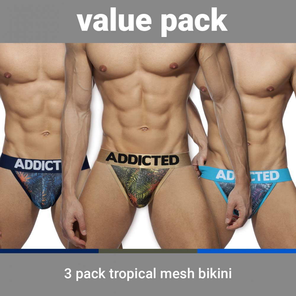 Pack of 3 Tangas Addicted Tropical AD891P