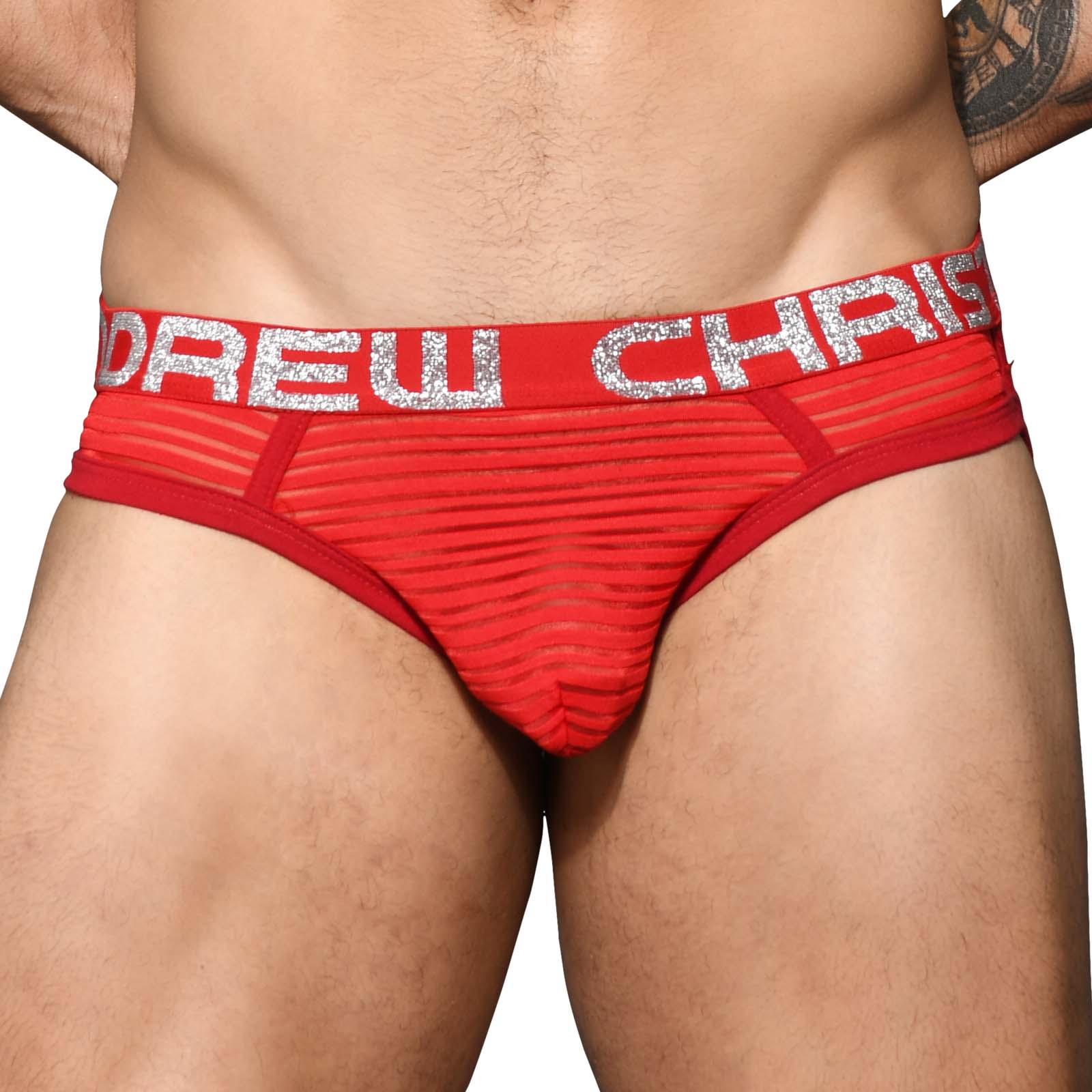 Thong Andrew Christian Mesh Stripe Sexy 92387