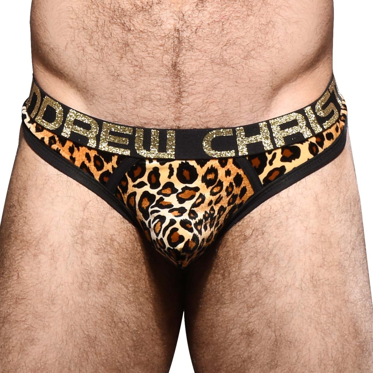 String Andrew Christian Plush Leopard Almost Naked 92296