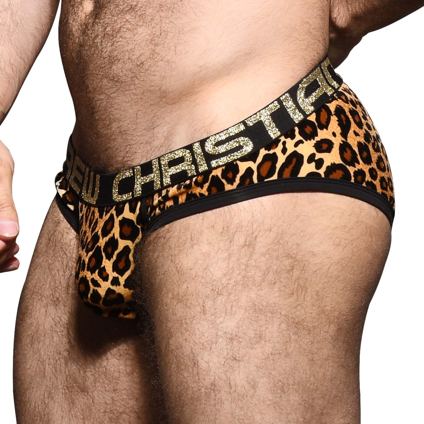 Slip Andrew Christian Plush Leopard Almost Naked 92295