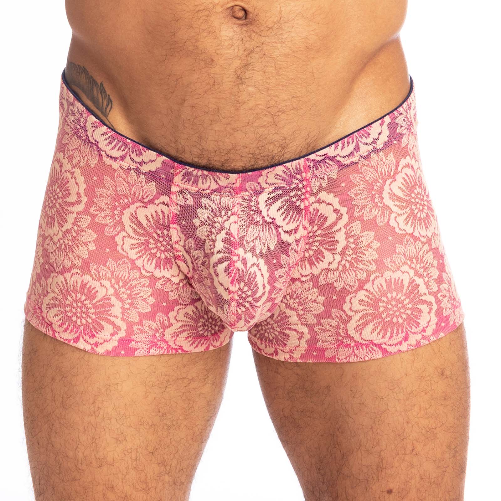 Shorty L Homme Invisible La fleur rose  MY14LFR