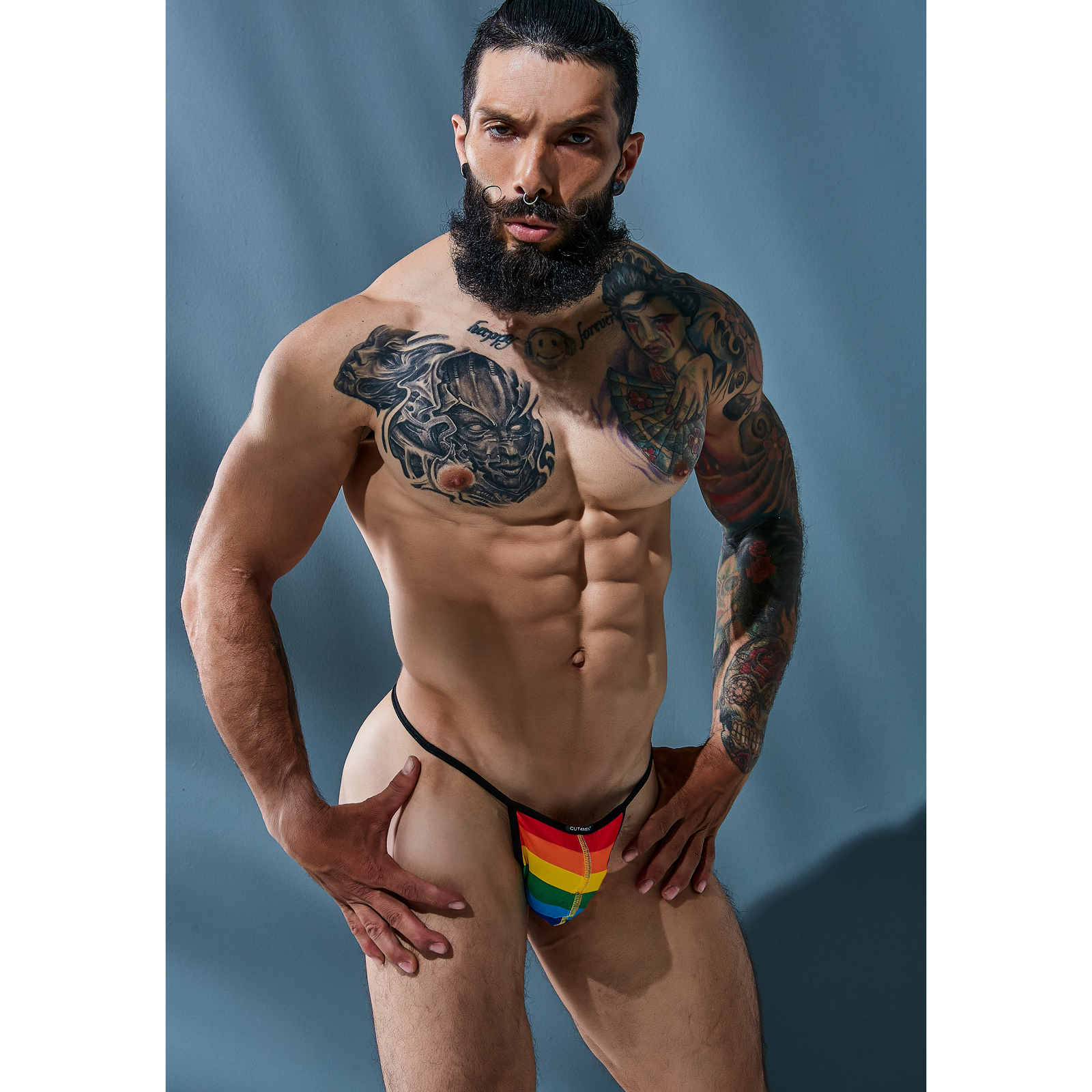 Thong Cut4Men Rainbow C4M02