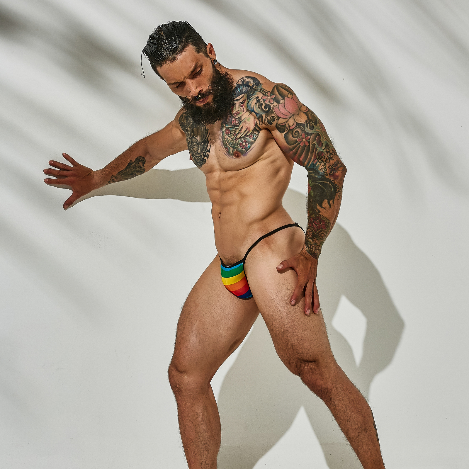 Tanga Cut4Men Rainbow C4M12