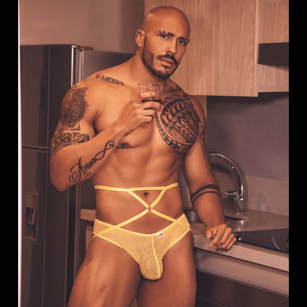 Thong Candyman Mesh 99640