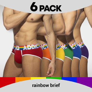 Pack de 6 Slips Addicted Rainbow AD1142P