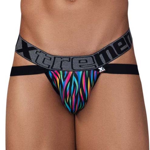 Jock Strap Xtremen Disco Zebra 91148