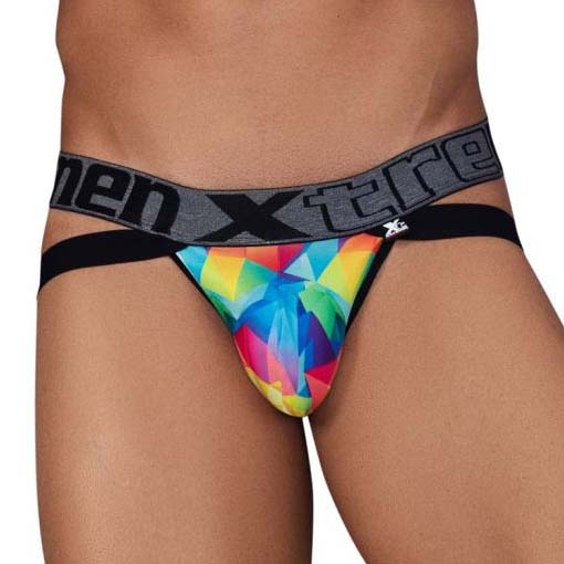 Jock Strap Xtremen Rainbow Prism 91148