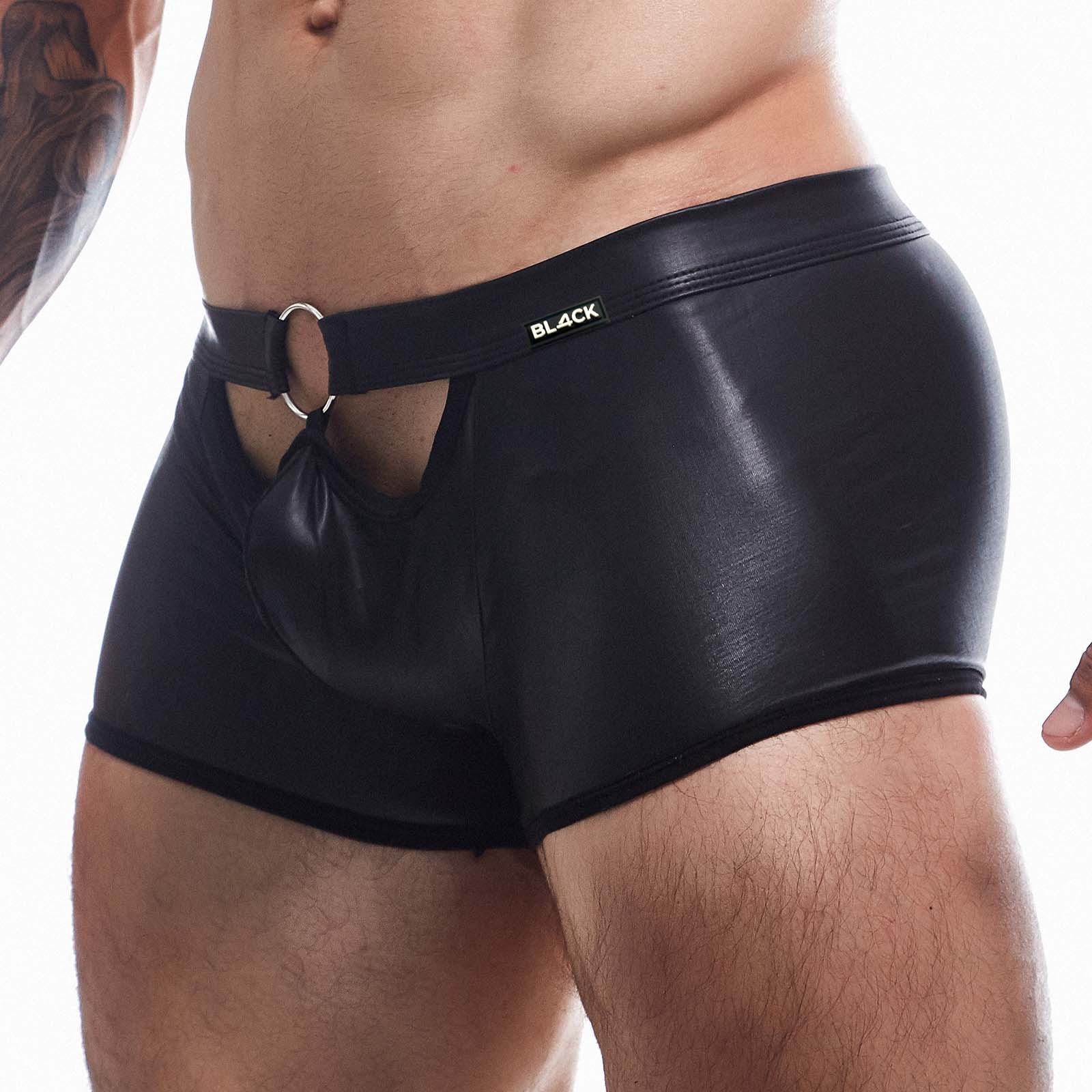 Boxer Cut4Men Blackleatherlike BL4CK03