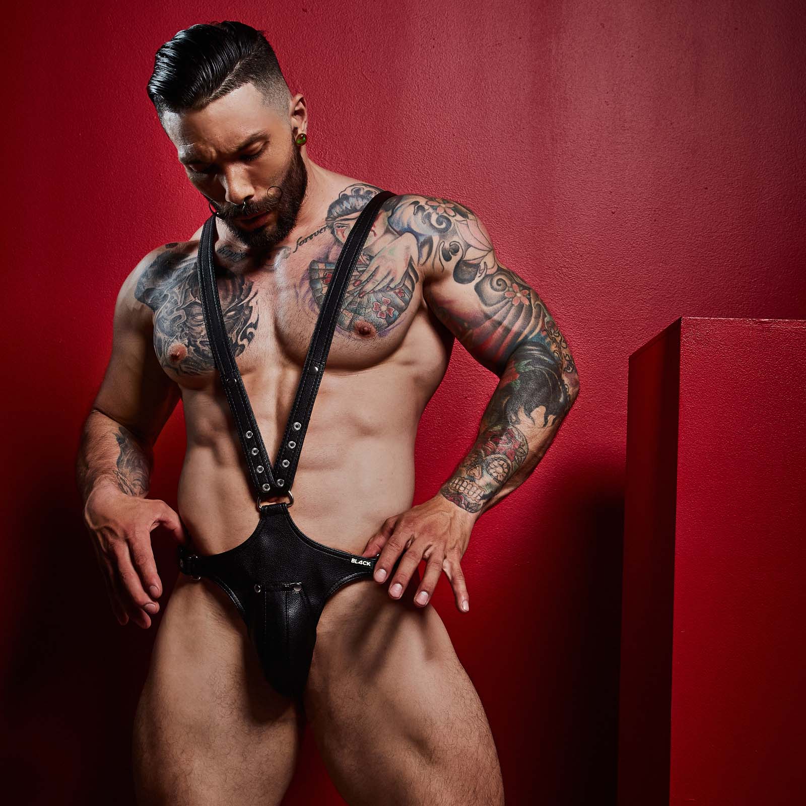 Body Cut4Men Blackleatherlike BL4CK07