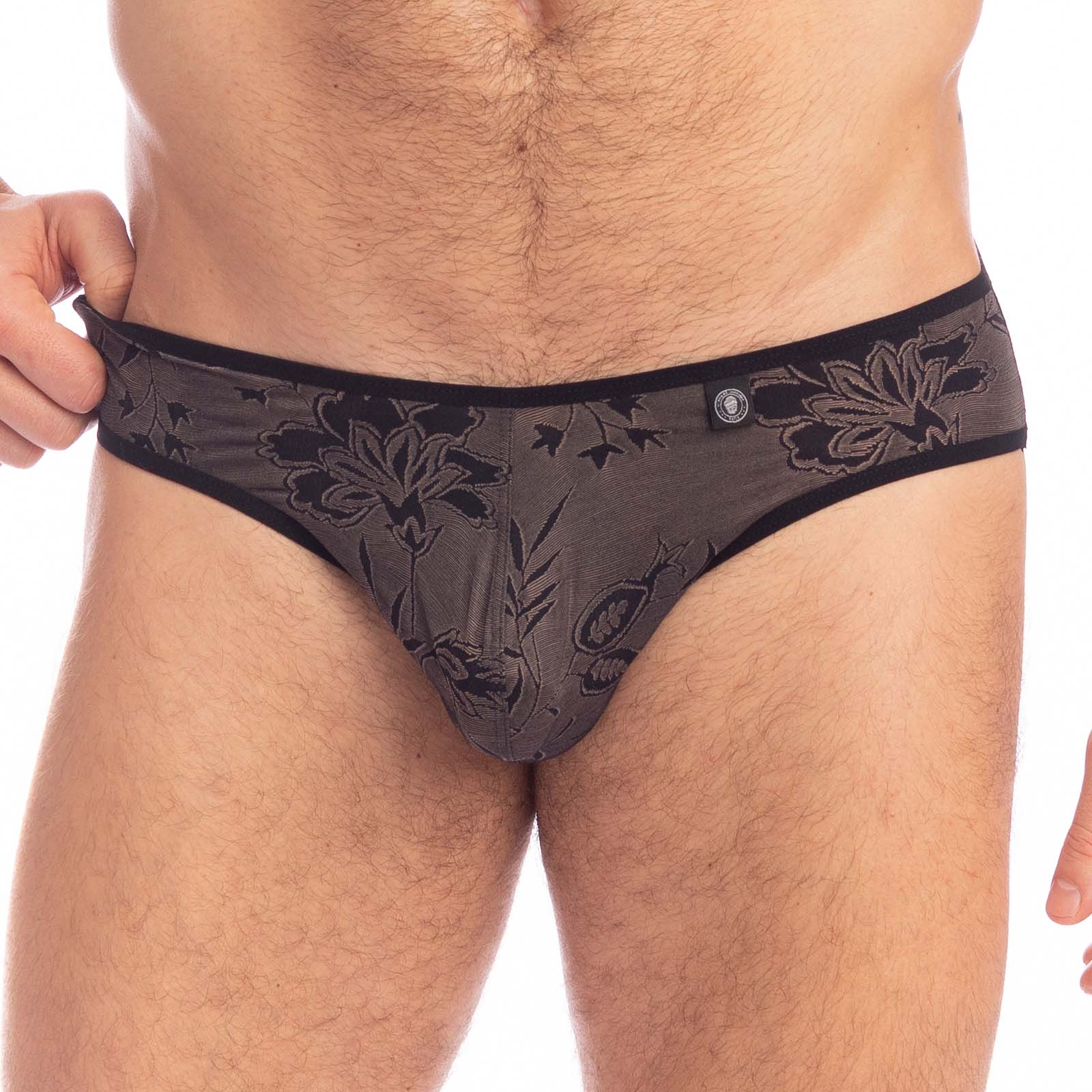 Slip L Homme Invisible Fleur Noire  MY44FLN