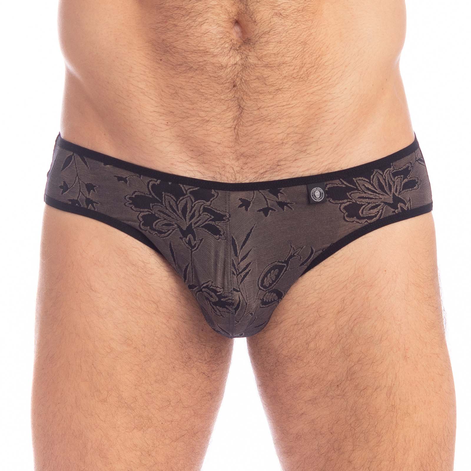 Slip L Homme Invisible Fleur Noire  MY44FLN