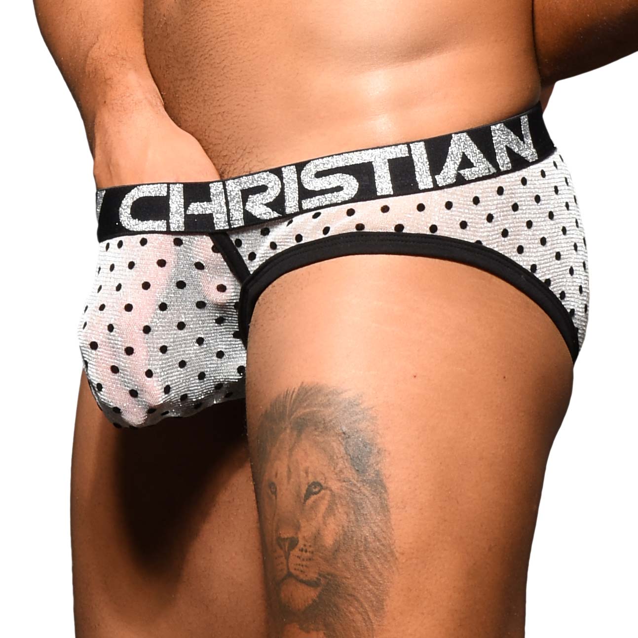 Slip Andrew Christian Sheer Dots 91761