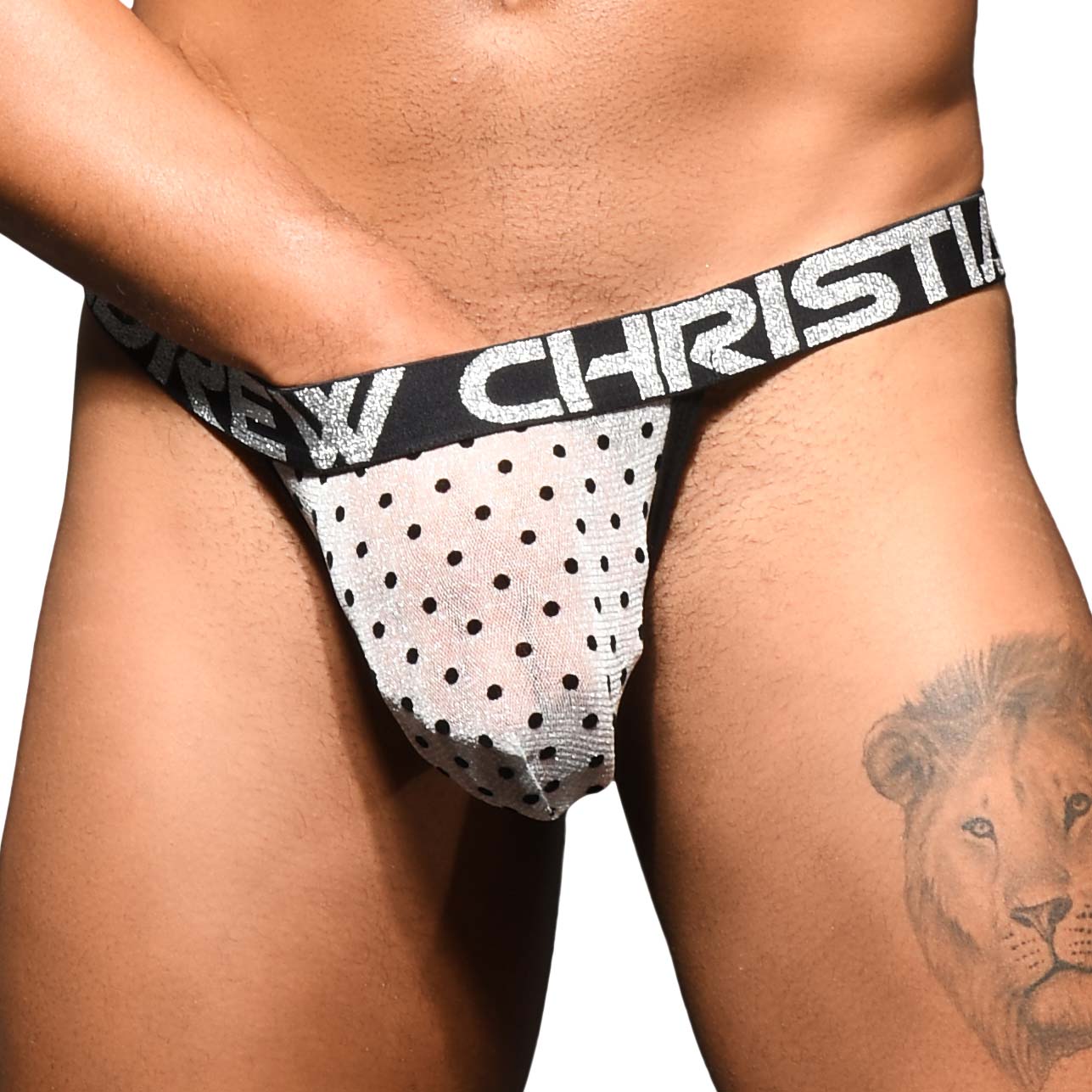 Thong Andrew Christian Sheer Dots 91762