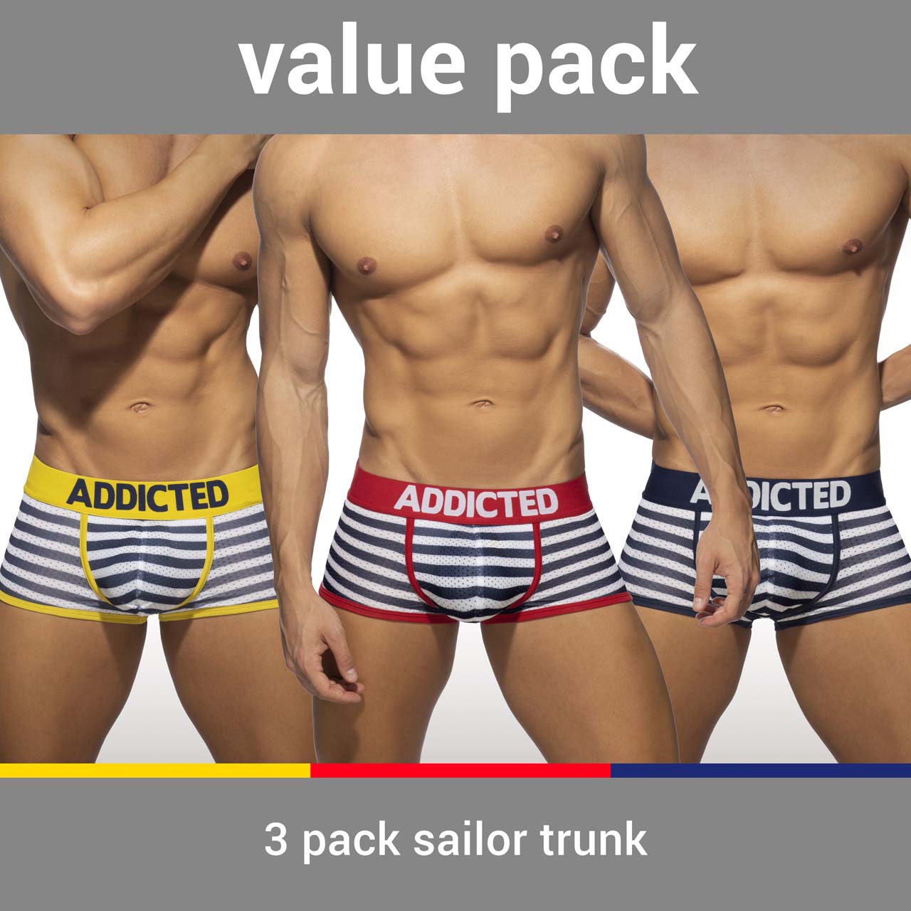 Pack de Boxer Addicted AD965P