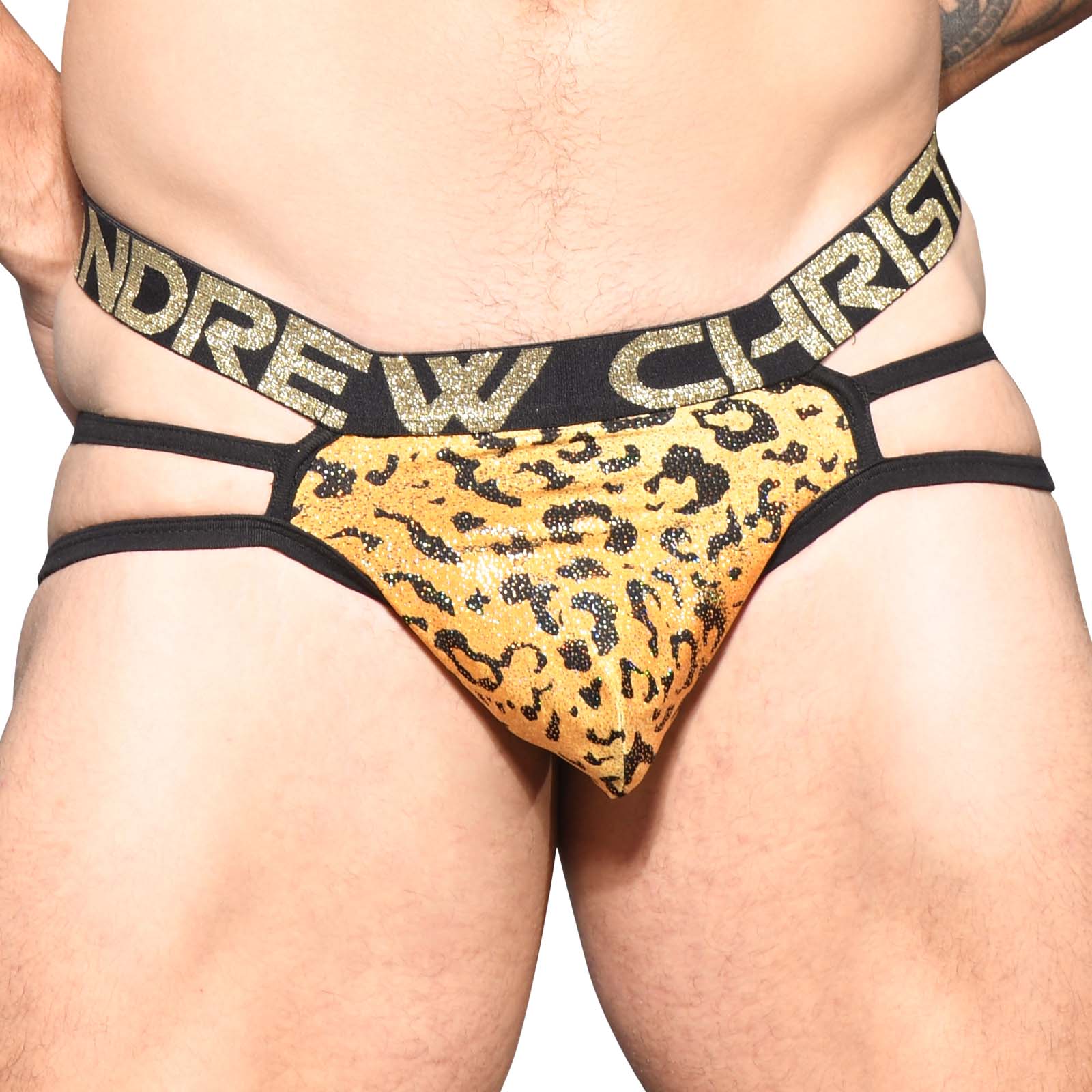 String Andrew Christian Glam Leopard Almost Naked 91915