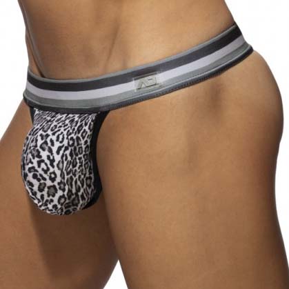 Swim Jock Strap Addicted Leopard Stripes ADS269