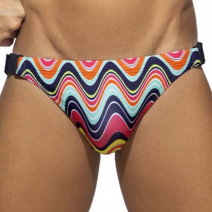 Swim Brief Addicted Double Click Waves ADS271