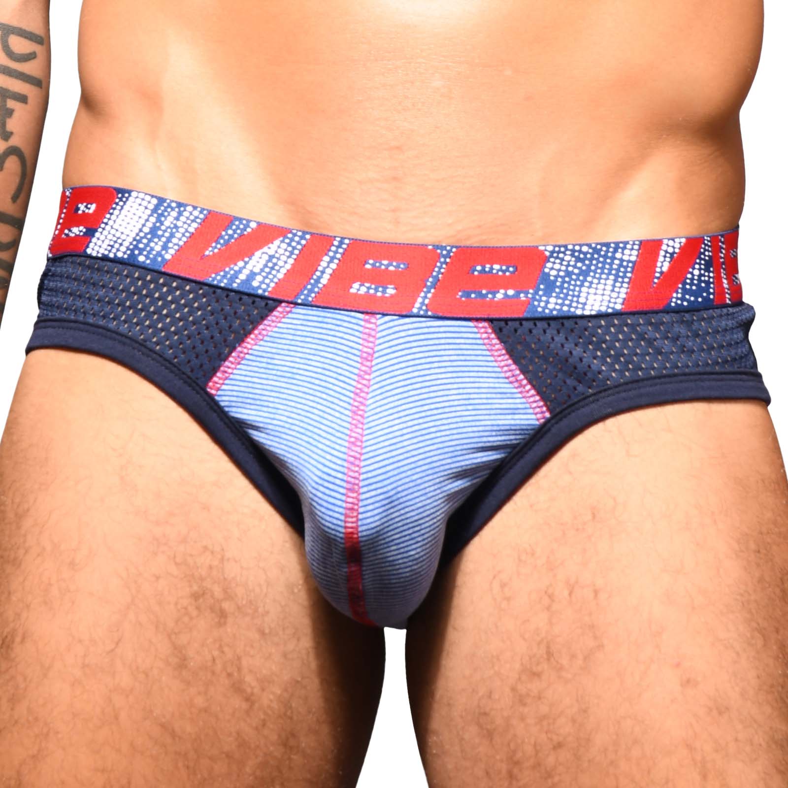 Brief Andrew Christian Vibe Stripe Sports 91849