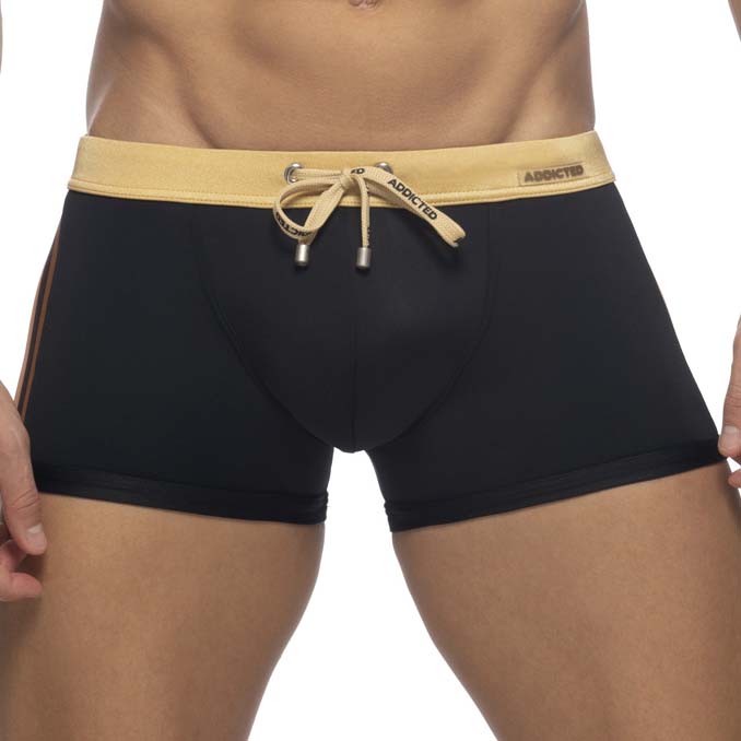Boxer de Bain Addicted Black Striped ADS282