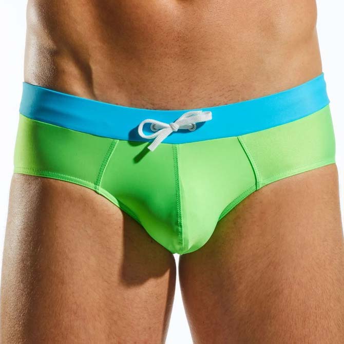 swimbrief CockSox Slice Green CX79WB