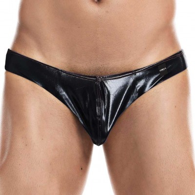 Slip Cut4Men Black Skai C4M01