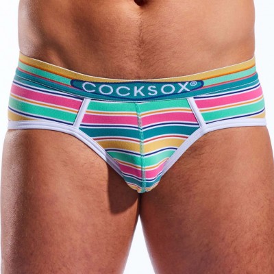 Brief CockSox Cape Carnaveral Stripe CX76N