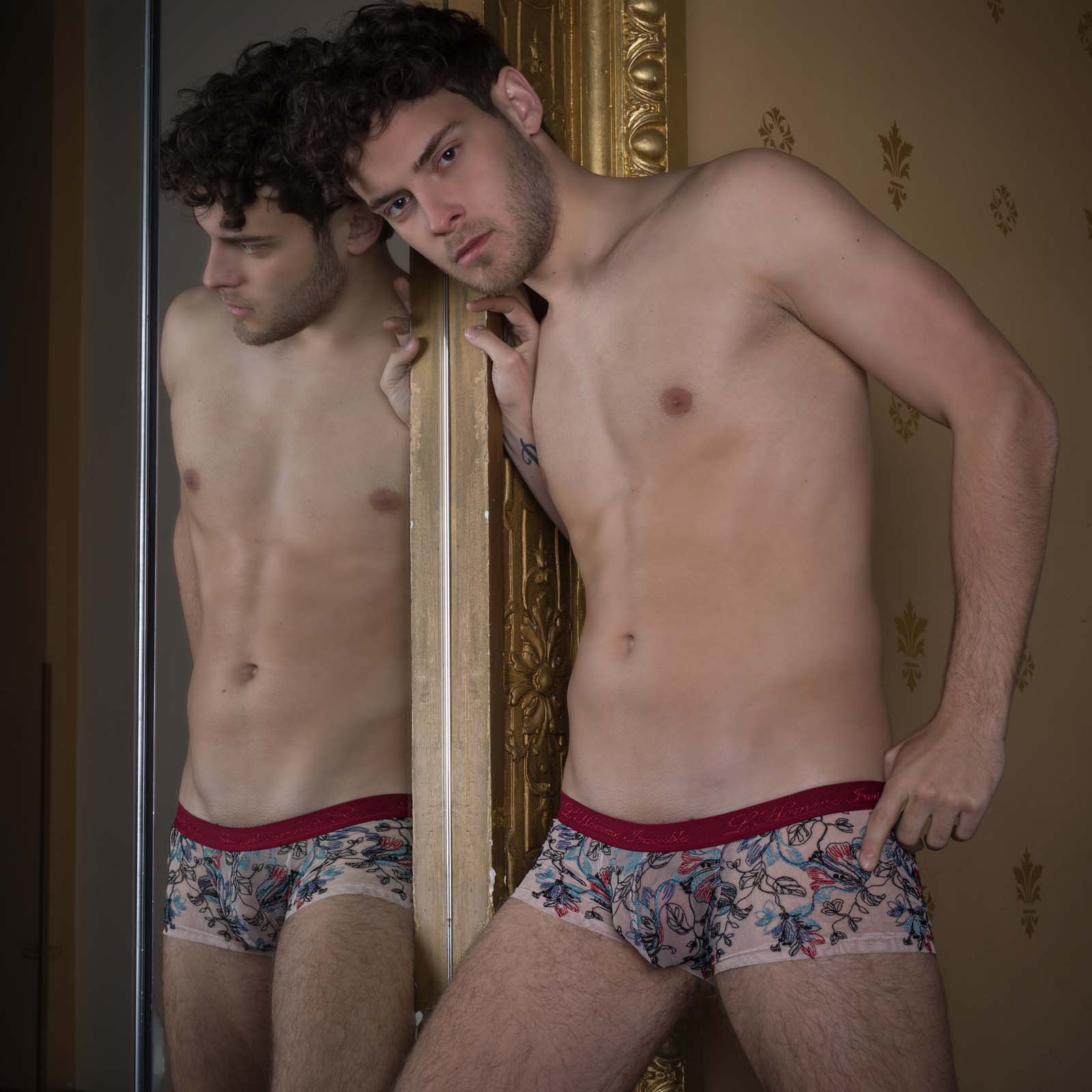 Shorty L Homme Invisible Fleurs de peau MY39FDP