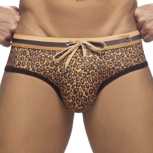 Swim Brief Addicted Leopard Stripes ADS267