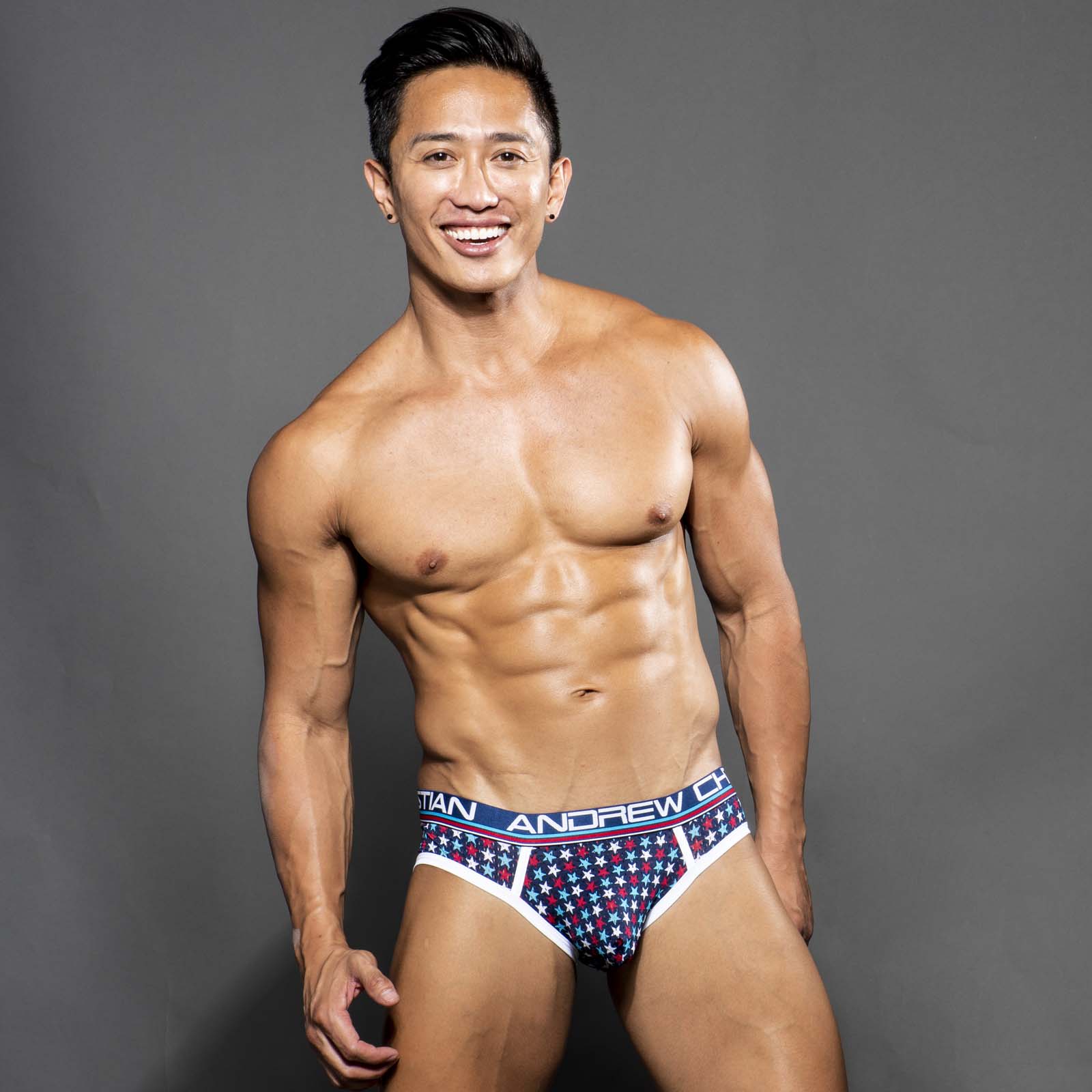 Slip Andrew Christian Stars Mesh 92063