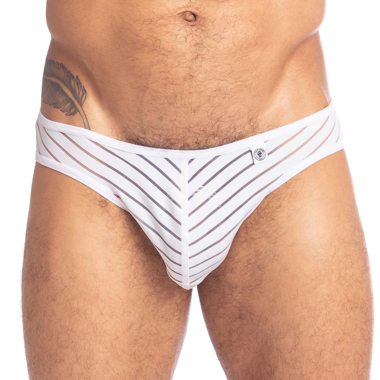 Slip L Homme Invisible Back To White MY44BTB