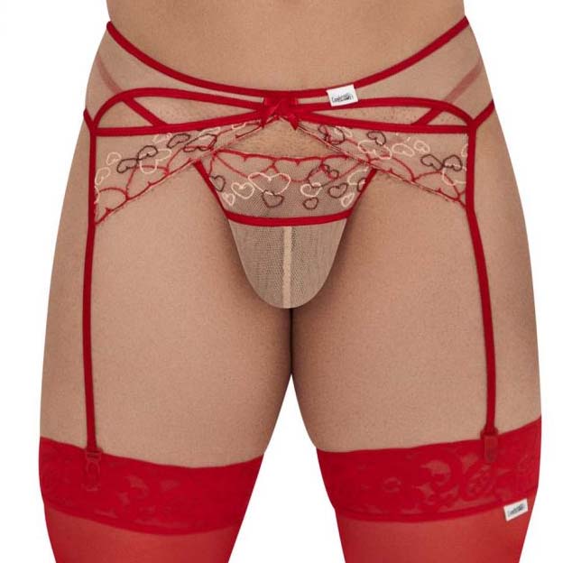 String Candyman Mesh Garter 99587