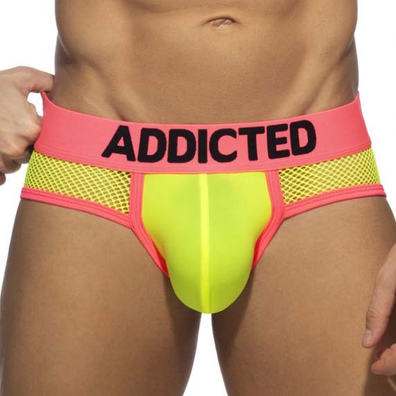 Brief Addicted Neon Mesh AD1218