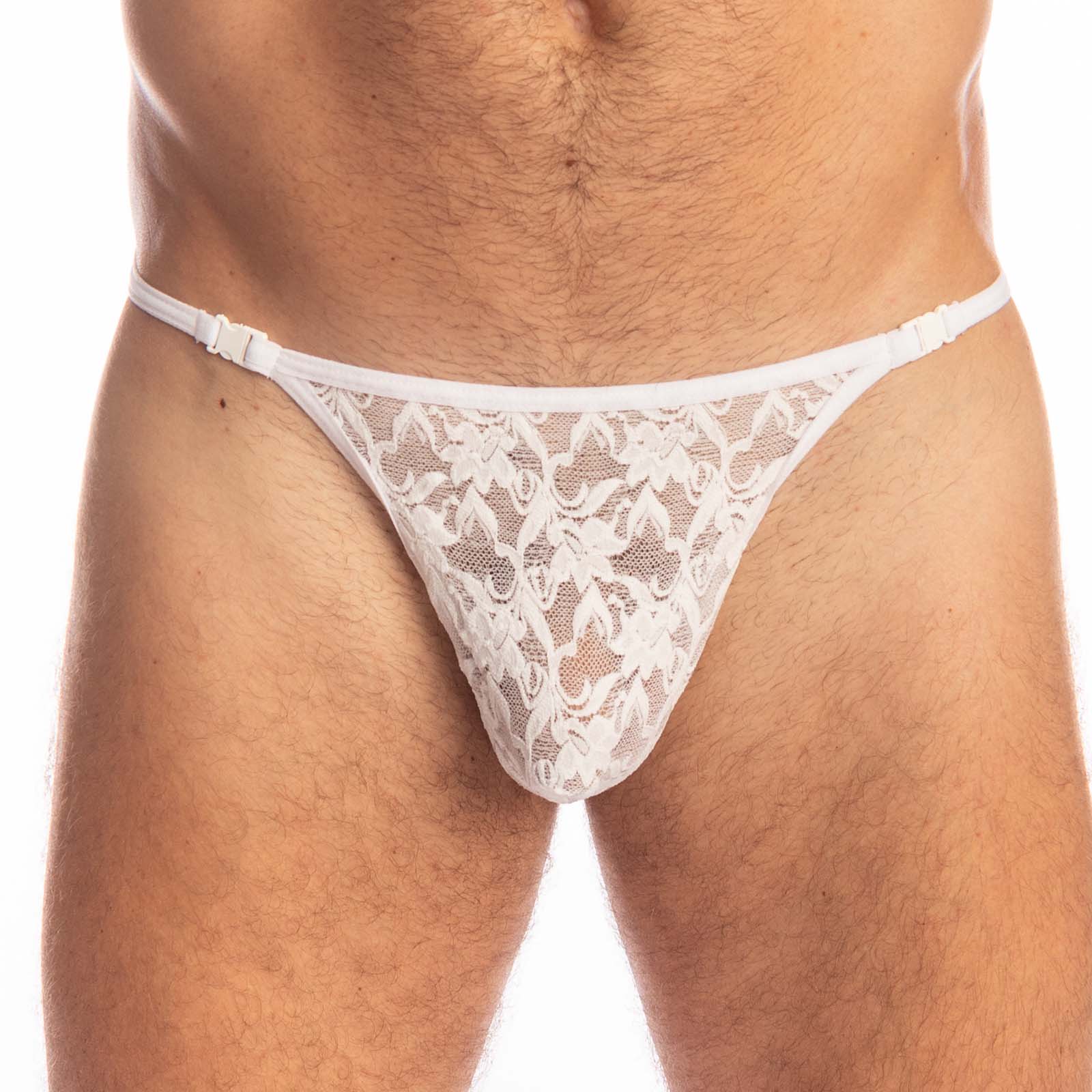 Thong L Homme Invisible White Lotus MY83LOT