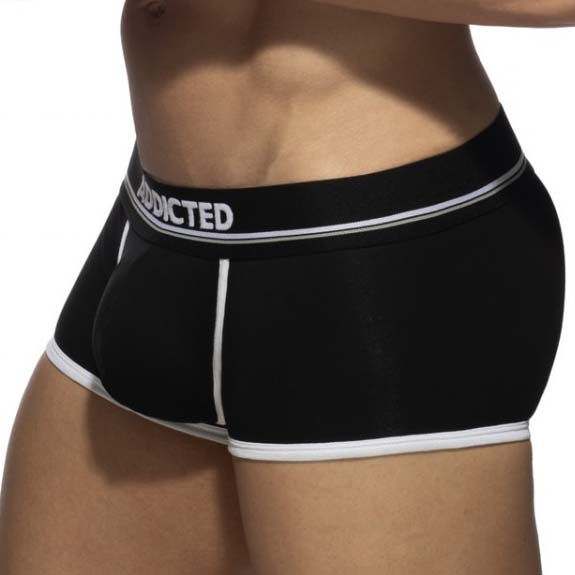 Boxer Addicted Black Cotton AD2228